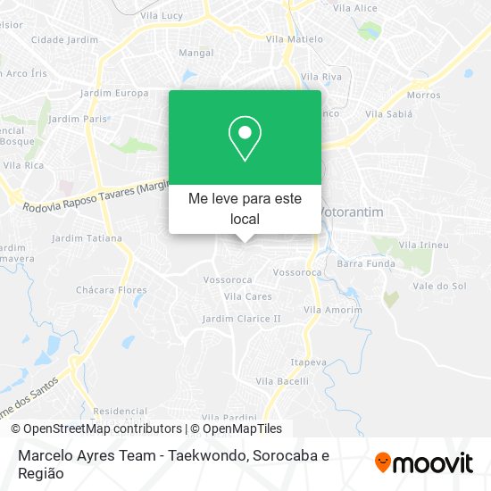 Marcelo Ayres Team - Taekwondo mapa