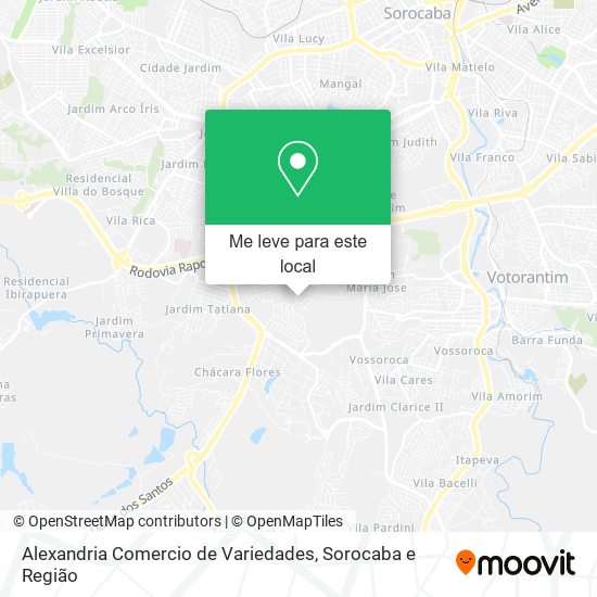 Alexandria Comercio de Variedades mapa