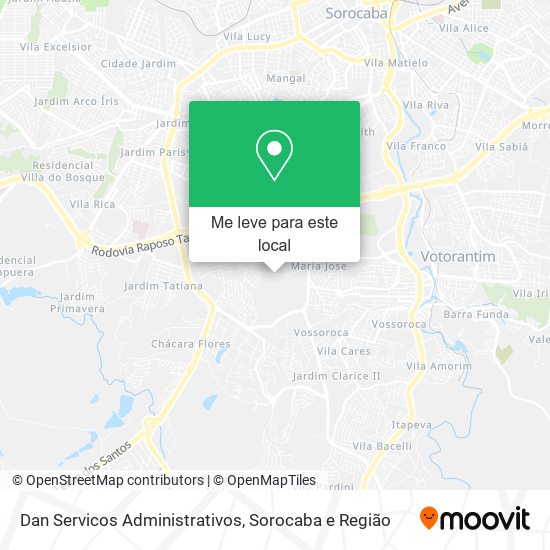 Dan Servicos Administrativos mapa