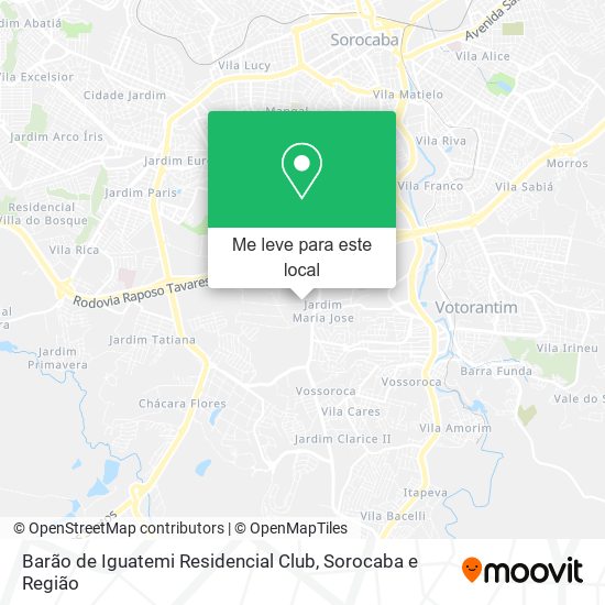 Barão de Iguatemi Residencial Club mapa