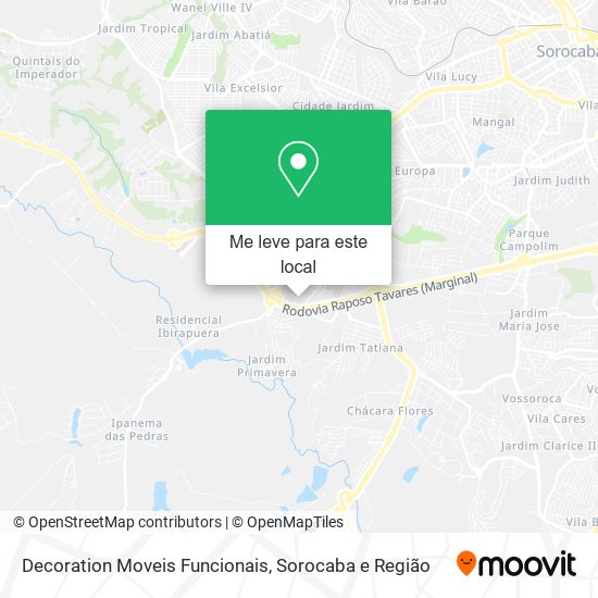 Decoration Moveis Funcionais mapa