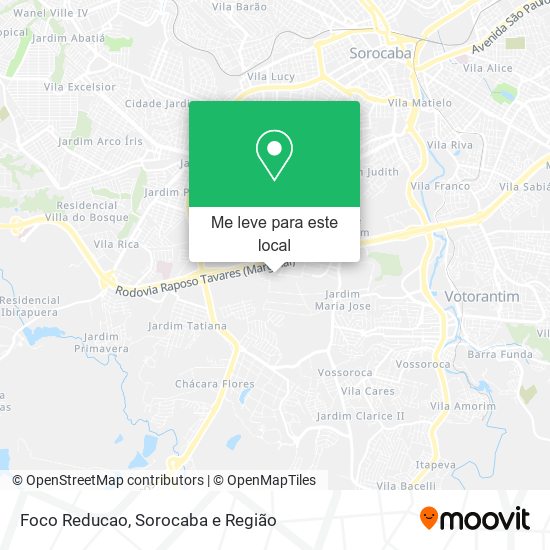 Foco Reducao mapa