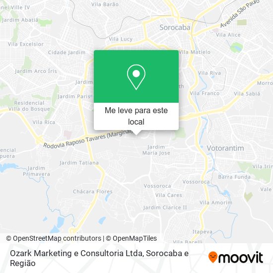 Ozark Marketing e Consultoria Ltda mapa