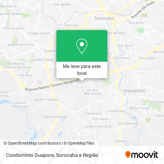 Condominio Guapore mapa