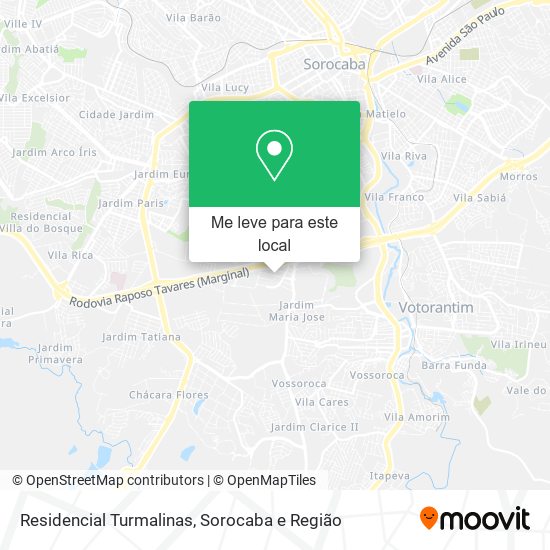 Residencial Turmalinas mapa