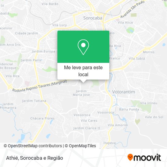 Athié mapa