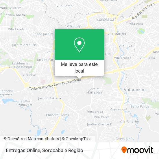 Entregas Online mapa
