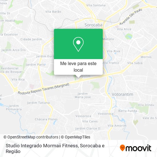 Studio Integrado Mormaii Fitness mapa