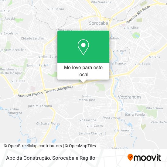 Abc da Construção mapa
