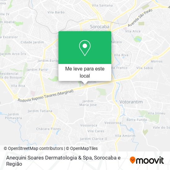 Anequini Soares Dermatologia & Spa mapa