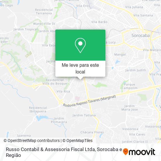 Russo Contabil & Assessoria Fiscal Ltda mapa