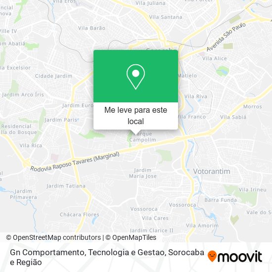 Gn Comportamento, Tecnologia e Gestao mapa