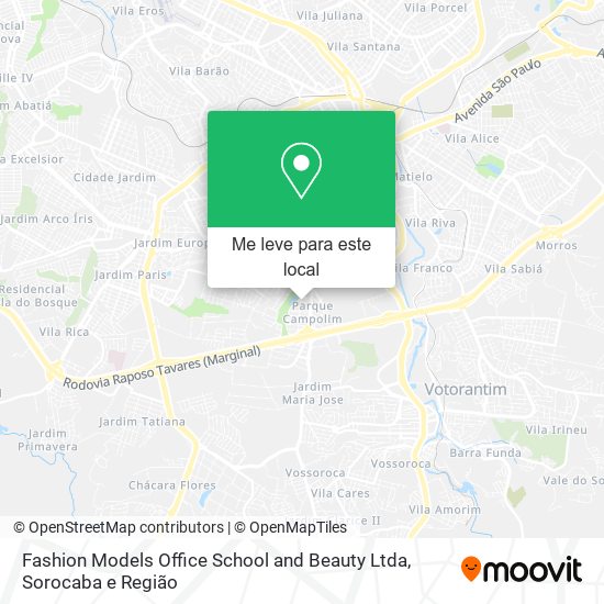Fashion Models Office School and Beauty Ltda mapa