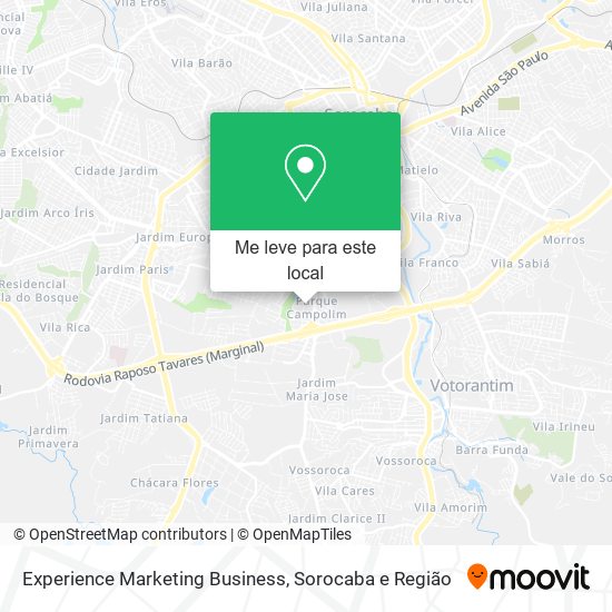 Experience Marketing Business mapa