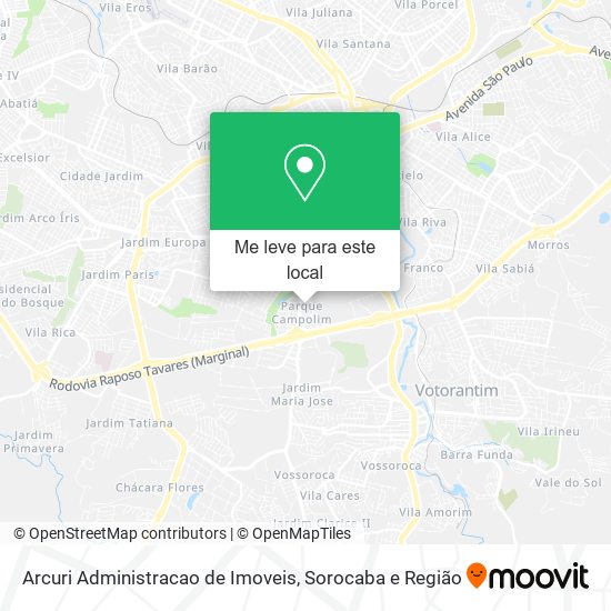 Arcuri Administracao de Imoveis mapa