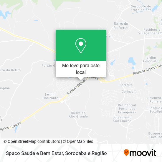 Spaco Saude e Bem Estar mapa