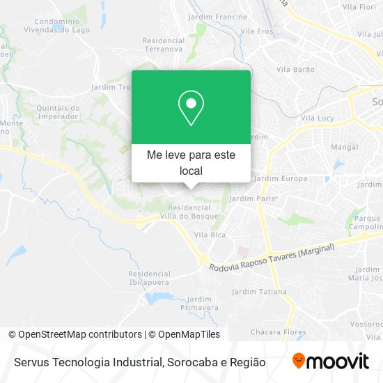 Servus Tecnologia Industrial mapa