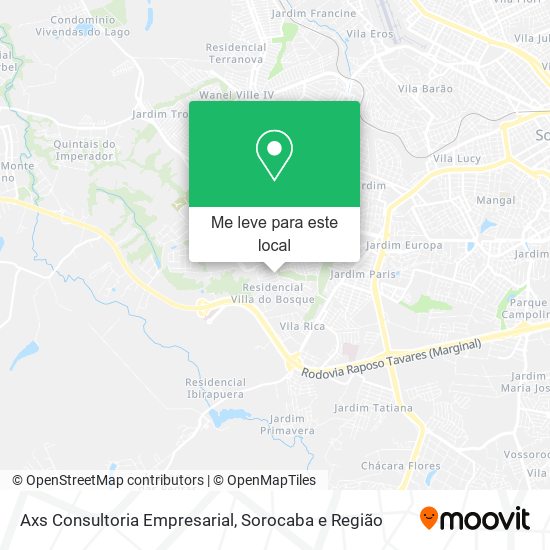 Axs Consultoria Empresarial mapa