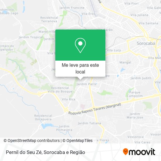 Pernil do Seu Zé mapa