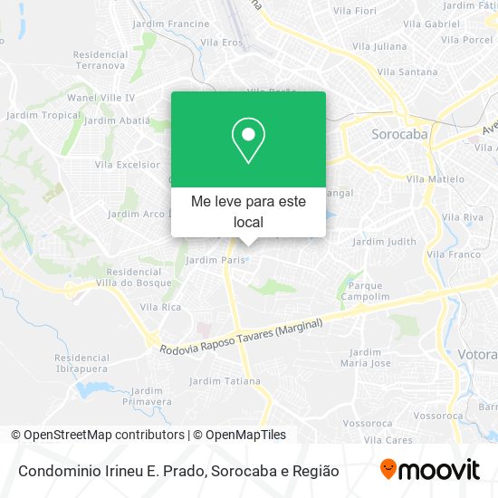 Condominio Irineu E. Prado mapa