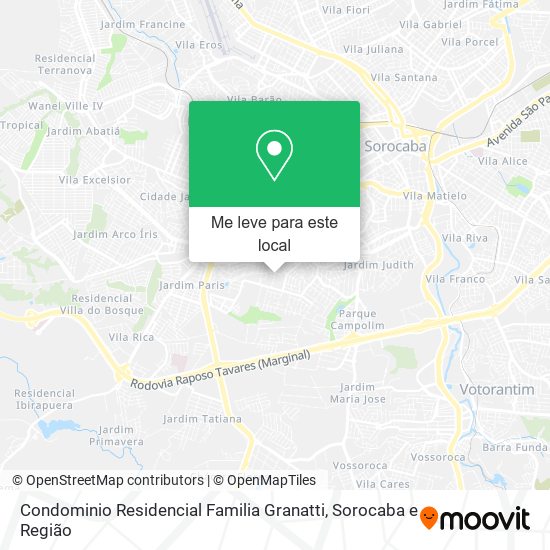 Condominio Residencial Familia Granatti mapa