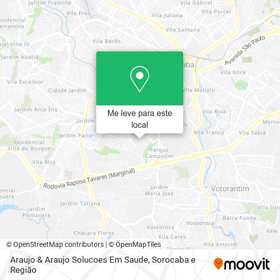 Araujo & Araujo Solucoes Em Saude mapa