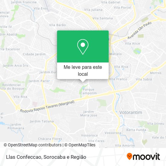 Llas Confeccao mapa