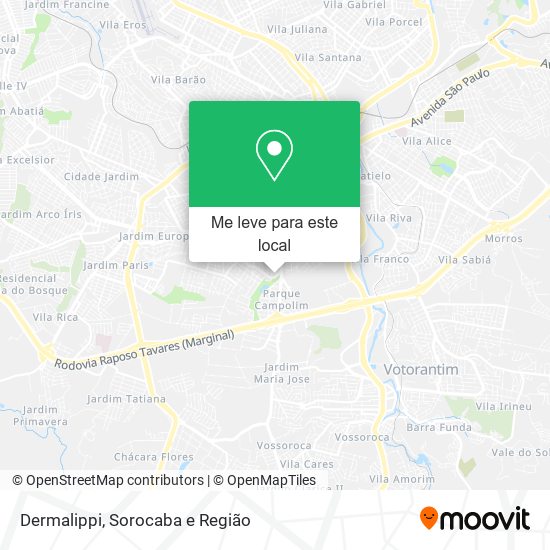 Dermalippi mapa