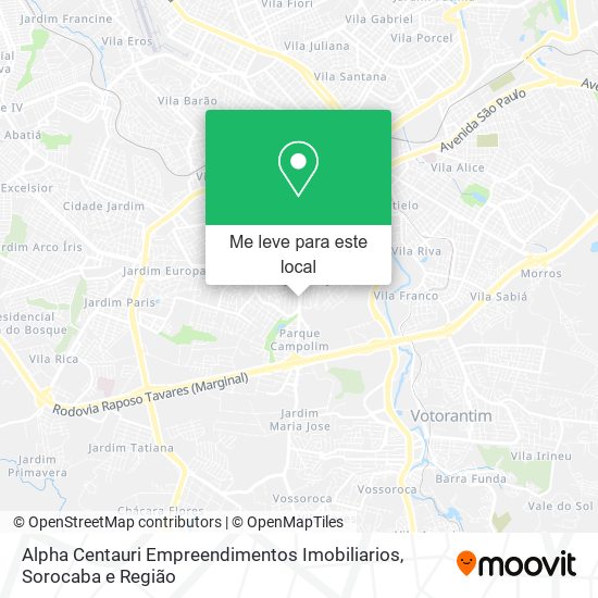 Alpha Centauri Empreendimentos Imobiliarios mapa