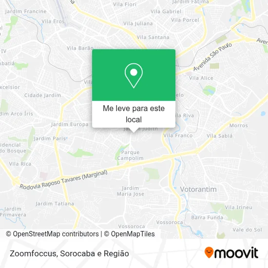 Zoomfoccus mapa