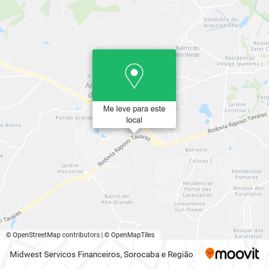 Midwest Servicos Financeiros mapa