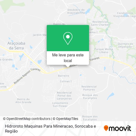 Hidroroto Maquinas Para Mineracao mapa