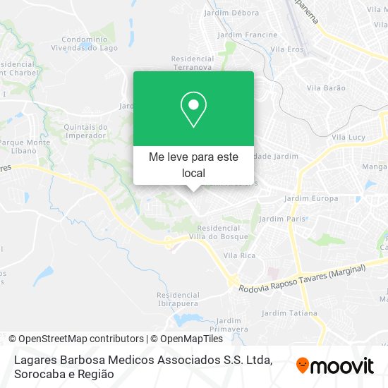 Lagares Barbosa Medicos Associados S.S. Ltda mapa