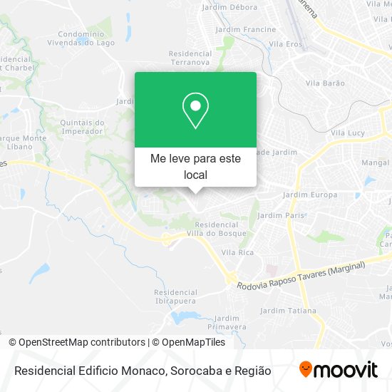 Residencial Edificio Monaco mapa