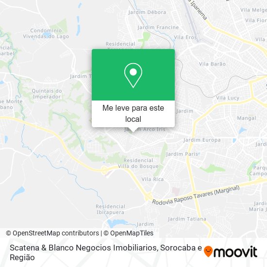 Scatena & Blanco Negocios Imobiliarios mapa