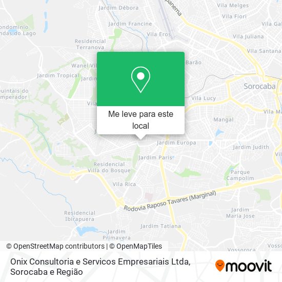 Onix Consultoria e Servicos Empresariais Ltda mapa