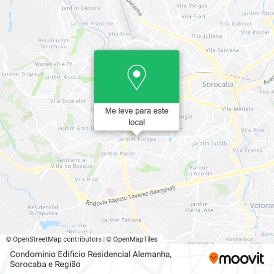 Condominio Edificio Residencial Alemanha mapa