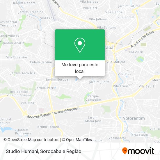 Studio Humani mapa