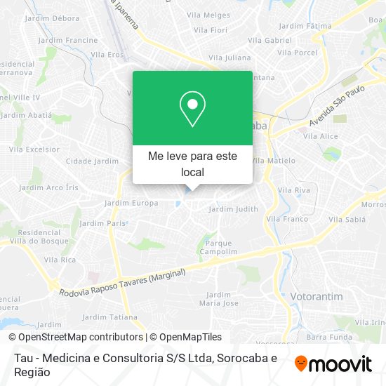 Tau - Medicina e Consultoria S / S Ltda mapa