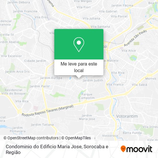 Condominio do Edificio Maria Jose mapa