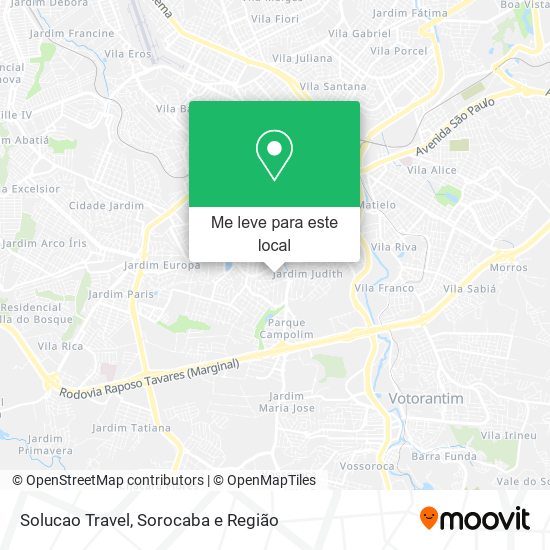 Solucao Travel mapa