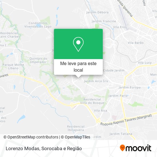 Lorenzo Modas mapa