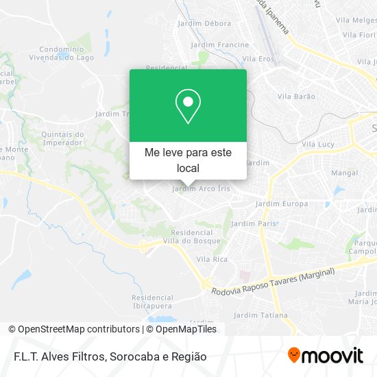 F.L.T. Alves Filtros mapa