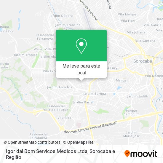 Igor dal Bom Servicos Medicos Ltda mapa