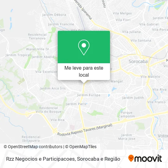 Rzz Negocios e Participacoes mapa