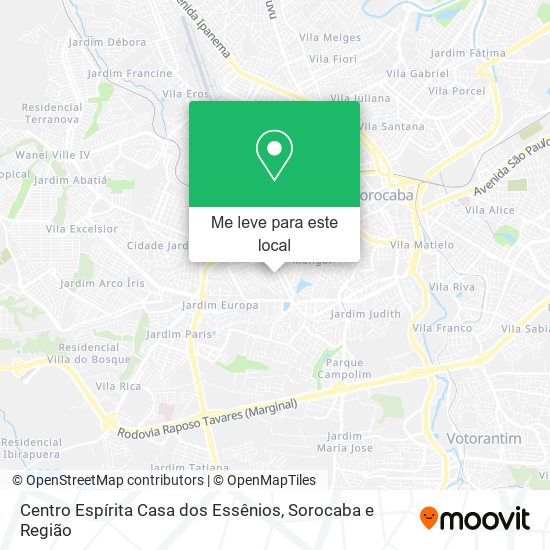 Centro Espírita Casa dos Essênios mapa