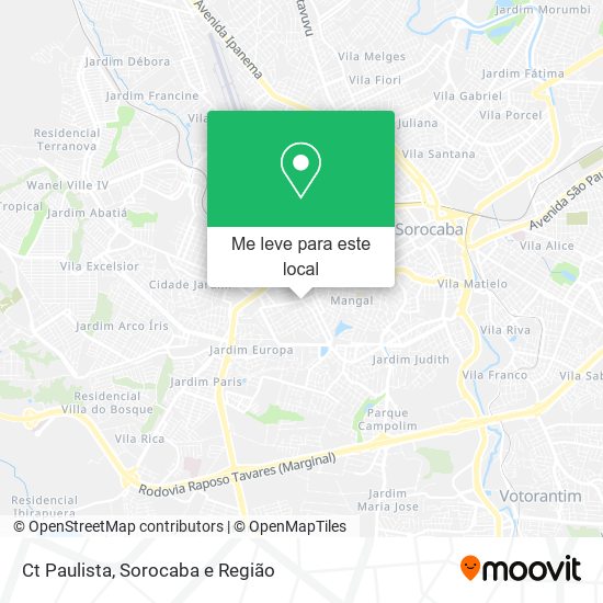 Ct Paulista mapa