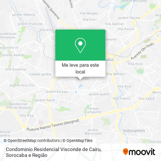 Condominio Residencial Visconde de Cairu mapa