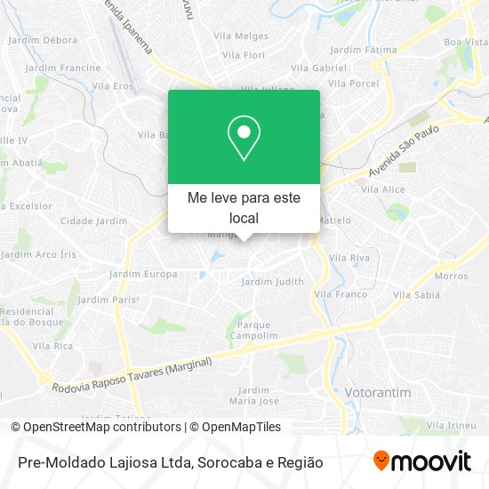 Pre-Moldado Lajiosa Ltda mapa