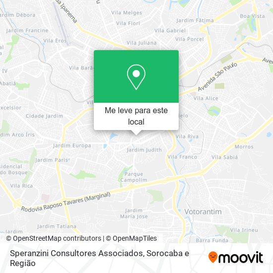 Speranzini Consultores Associados mapa